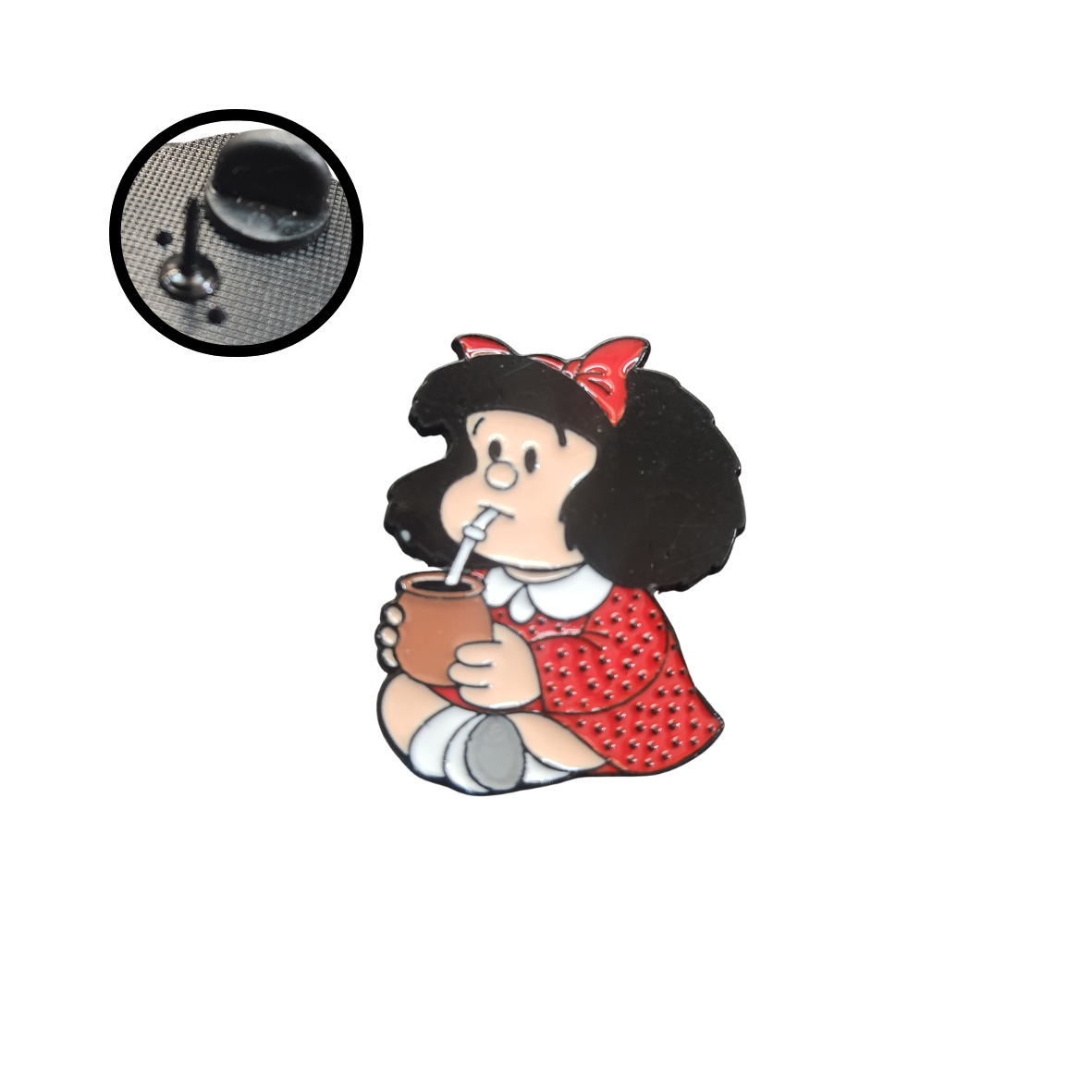 10 Pin metalico Mafalda 2 - Imagen 1