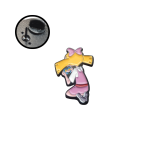 Pin metalico helga