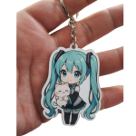 Llavero de acrilico hatsune Miku 2